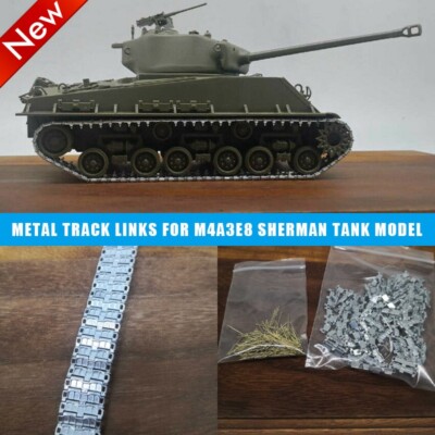 DIY Metal 1/35 Track Link Brass pins Kit for M4A3E8 Sherman Tank Model SX35019