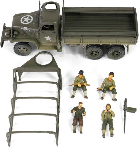 Forces of Valor GMC CCKW-353B US Army Cargo Truck 1st Infantry 1944 1:32 801201A - Picture 5 of 8