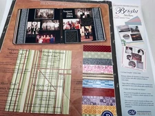 Creative Memories Paper Printed SHORT CUTS & Bright Great Lengths Stickers Lot