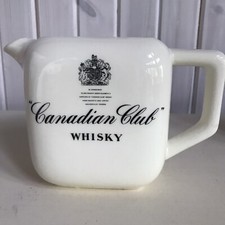 VTG Canadian Club Whiskey Pitcher Ceramic Made In USA