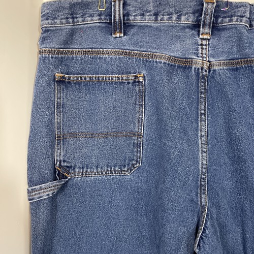 CE Schmidt Workwear Mens 46x26 Blue Denim Carpenter Jeans Pre Owned Medium Wash - Picture 3 of 12