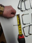 Vintage Set Of 11 Drawer Handles Pulls  From Metal Kitchen Cabinet's  1960s  — photo 9