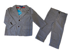 Andy  Evan Little Boys' Houndstooth Suit
