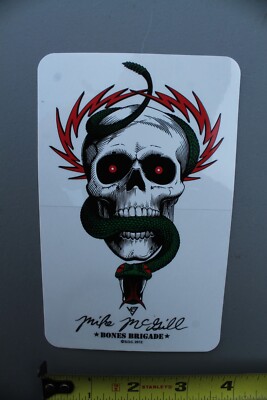 Mike McGill Bones Powell Skull Snake 2012 OG Z83A Vintage
