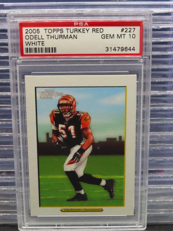 Odell Thurman Topps Turkey Red #227 White