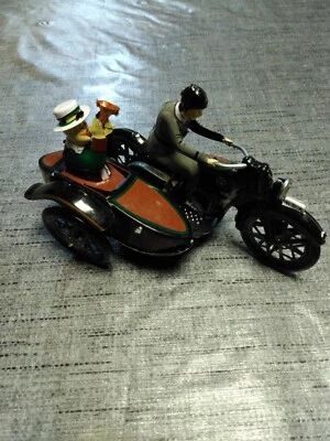 JOUET EN TOLE PAYA SIDE CAR - état neuf - Photo 1/4