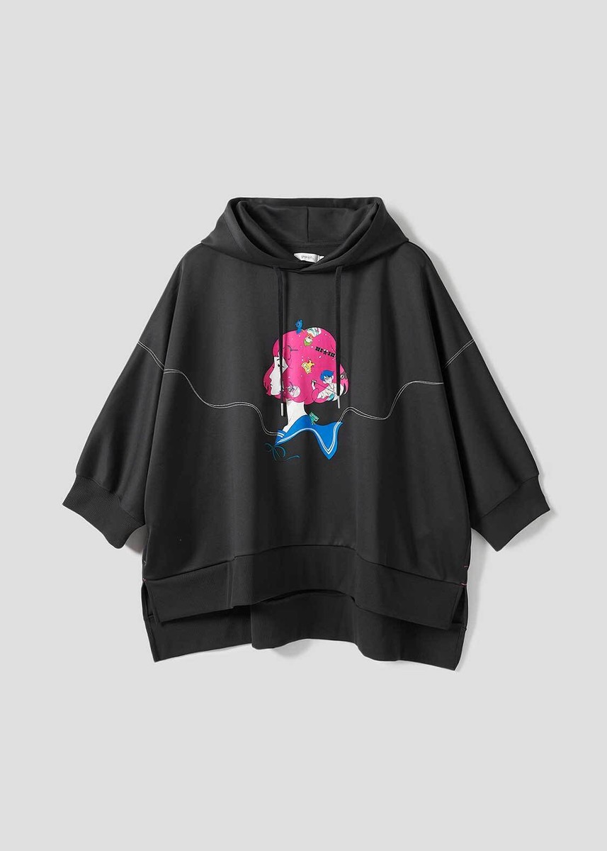 Yusuke Nakamura x graniph Akashi-san Ponchi Poncho Hoodie Japan