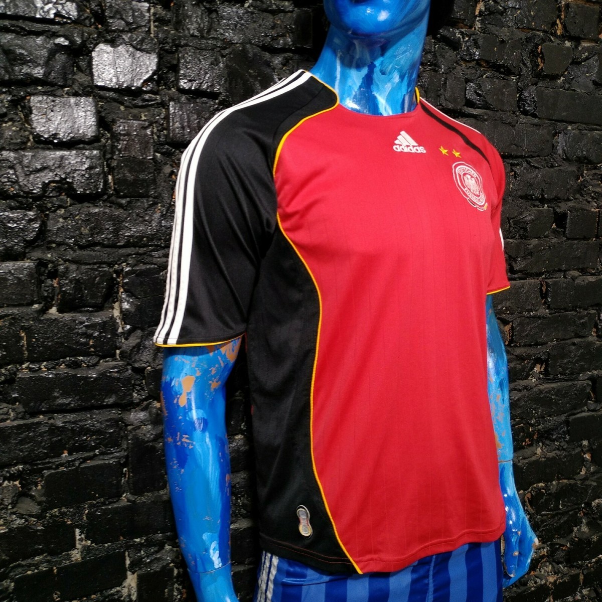 Germany Team Jersey Away shirt 2006 - 2008 Black Red Adidas Germany Team Jersey Away shirt 2006 - 2008 Black Red Adidas