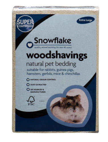 Snowflake Pet Woodshavings Extra Large XL Bedding for Hamsters