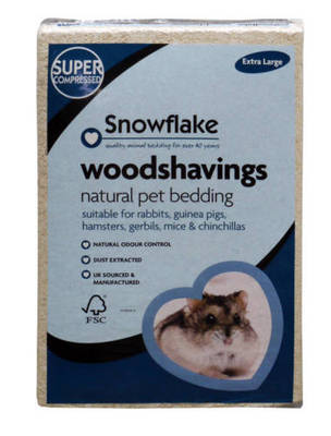 Snowflake Dust-Extracted Woodshavings Bedding - For Hamsters, Mice, Gerbils, Rabbits & More