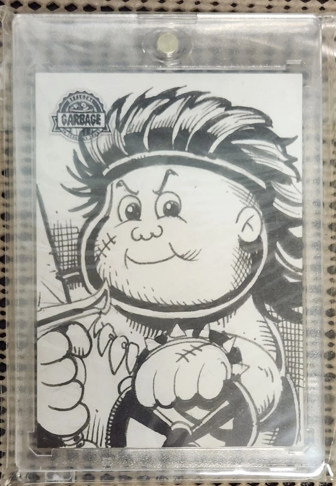 MAD MIKE / SAVAGE STUART: CHRIS MEEKS SKETCH: GPK KRASHERS SERIES 4 (1/1) SP - Image 3 of 4