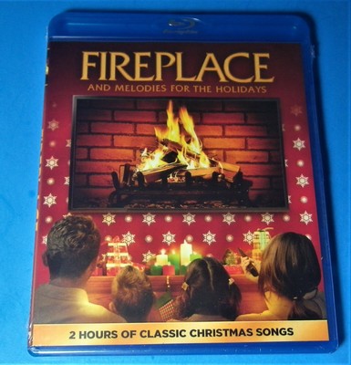 Fireplace Blu Ray Crackling Fire Holiday Melodies 2 Hour Classic