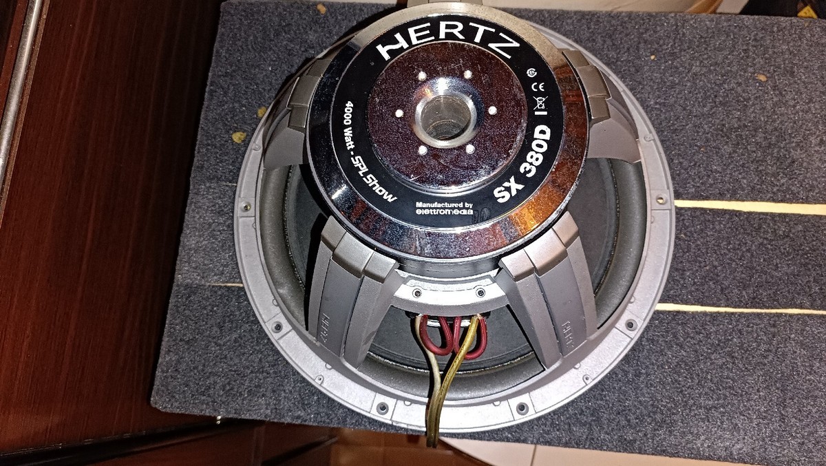 HERTZ SX380D sx 380 D subwoofer 38 cm spl doppia bobina 2 HERTZ SX380D sx 380 D subwoofer 38 cm spl doppia bobina 2