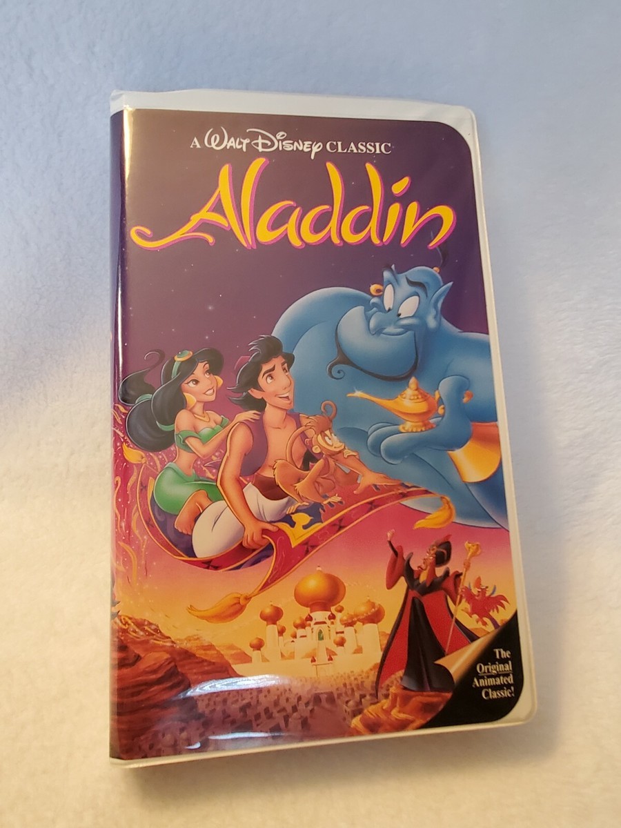 ALADDIN 1993 VHS WALT DISNEY CLASSIC BLACK DIAMOND NEW SEALED WITH
