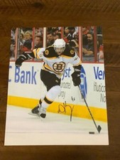 Boston Bruins David Krejci Autographed 8x10 Photo Pose 5