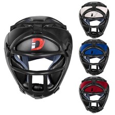 DEFY Head Guard Premium Synthetic Leather MMA Boxing Head Gear UFC Wrestling New