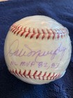 Dale Murphy NL MVP 82/83 Signed ONL Baseball w/COA Thrill of Victory Vintage — photo 1