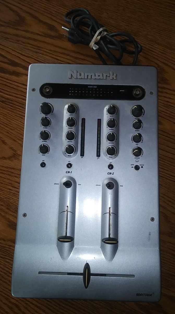 【音出確認済】Numark Matrix2 DJミキサー/電源ケーブル付 音出確認済】Numark Matrix2 DJミキサー/電源ケーブル付 NUMARK