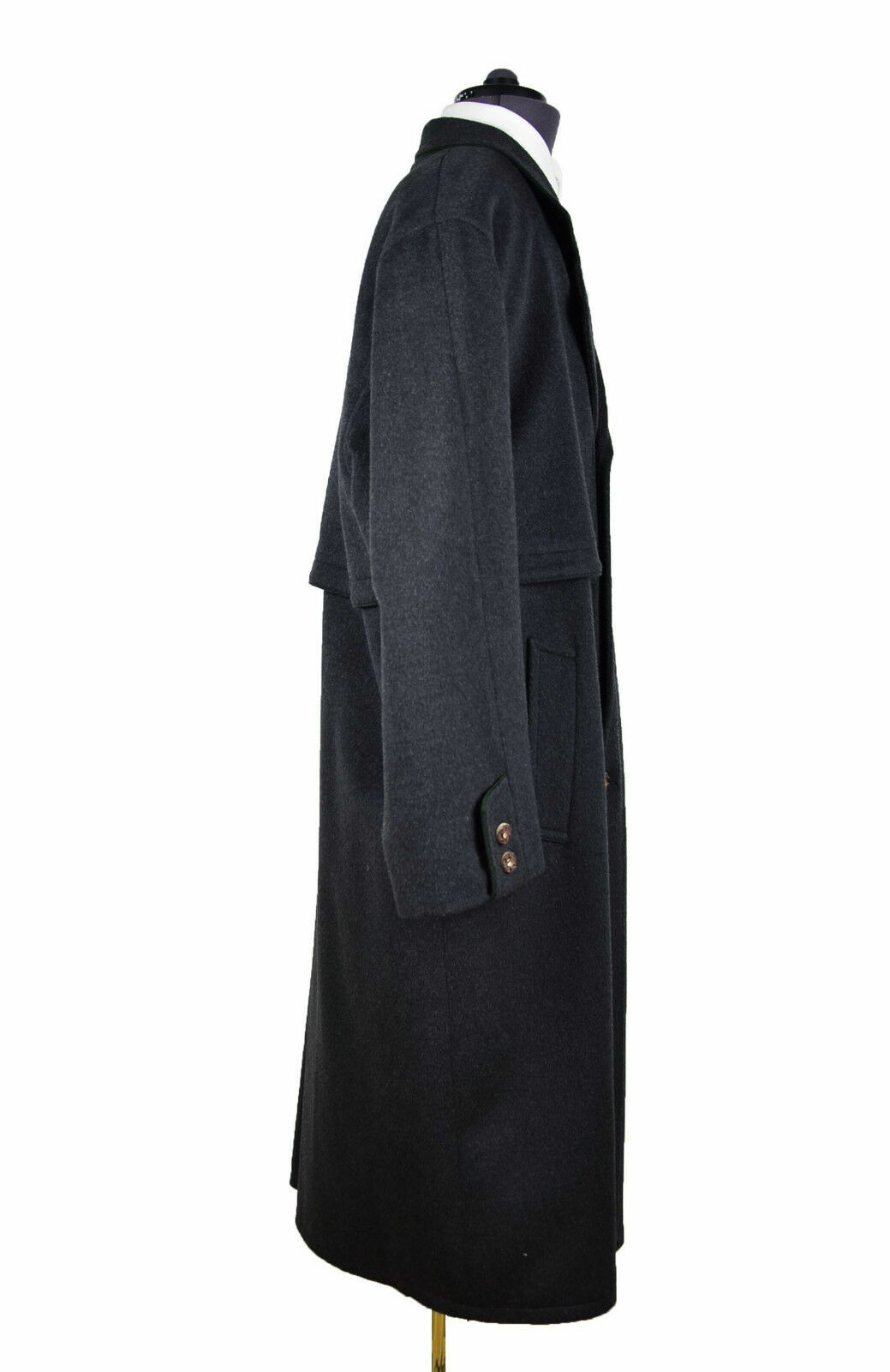 ALTRA Cappotto Alphorn Trachten Giacca Uomo Cashmere Lana Taglia EU 54 UK 44