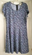 Michael Kors Women's Dress Size XL Royal Blue Floral