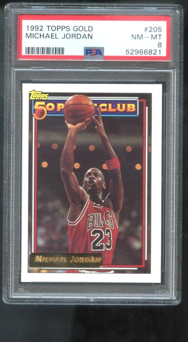 NBAカード PSA8 マイケル ジョーダン Amazon.com: Michael Jordan 1990 Hoops Basketball Card #65
