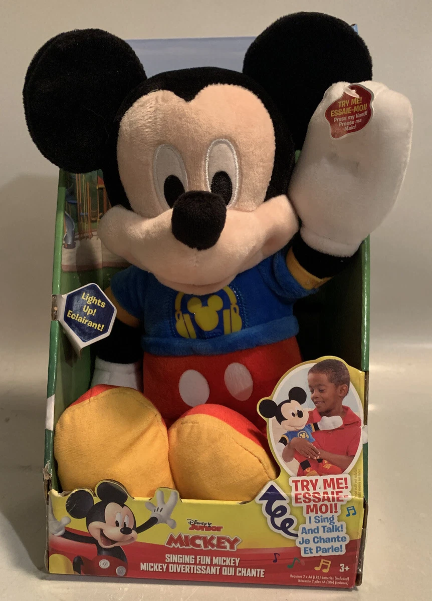 Singing mickey store mouse doll