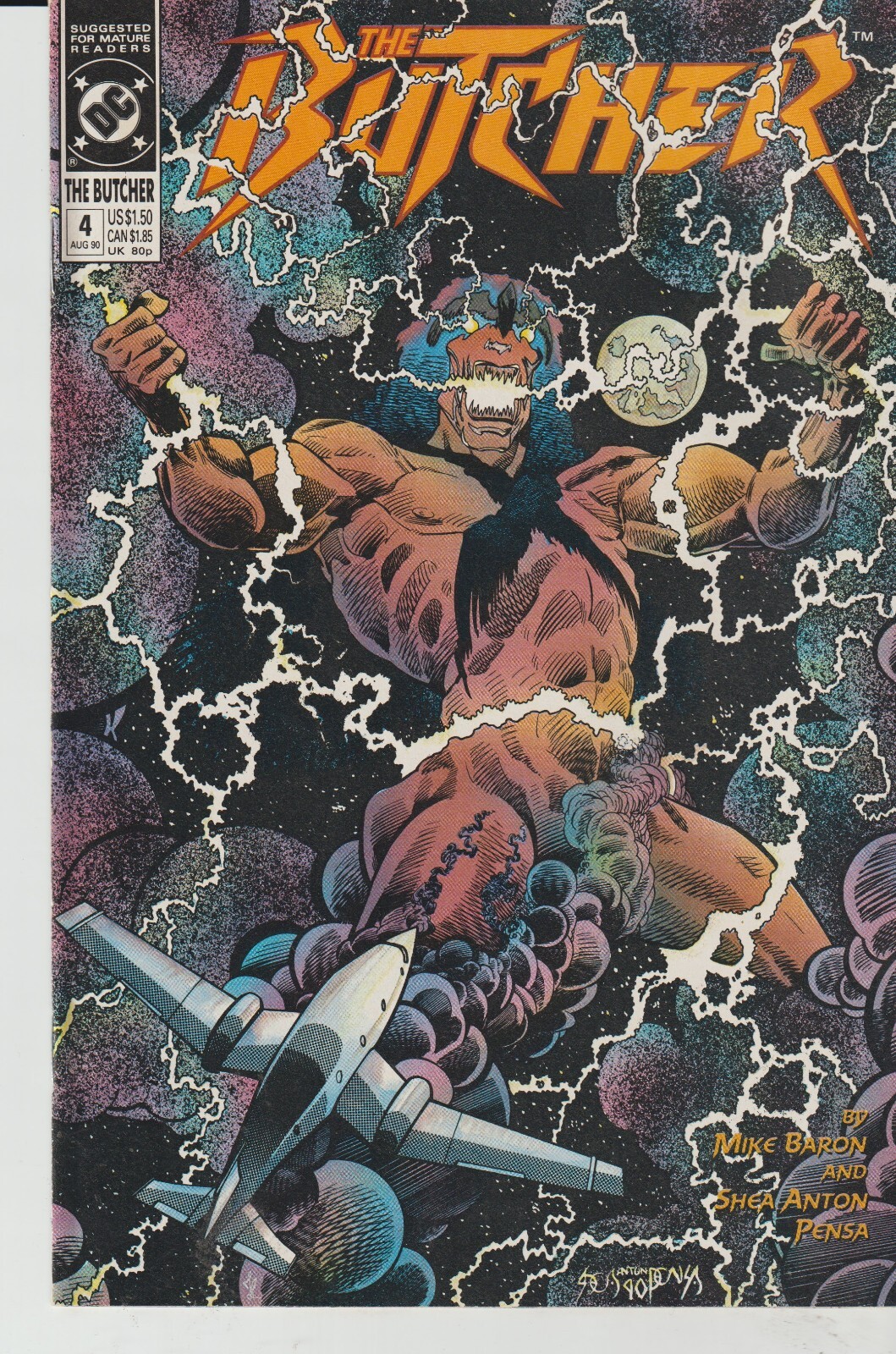 DC COMICS BUTCHER #4 (1990) 1ST PRINT F