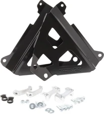 Works Connection Radiator Braces Black fits Yamaha YZ450F/WR450F/YZ250F/YZ450FX