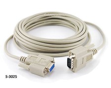 25ft. DB9 Serial Male to Female Extension Cable/Cord, CablesOnline S-3025