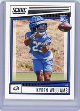 2022 Score - Rookies Kyren Williams #332 (RC) Los Angeles Rams Card