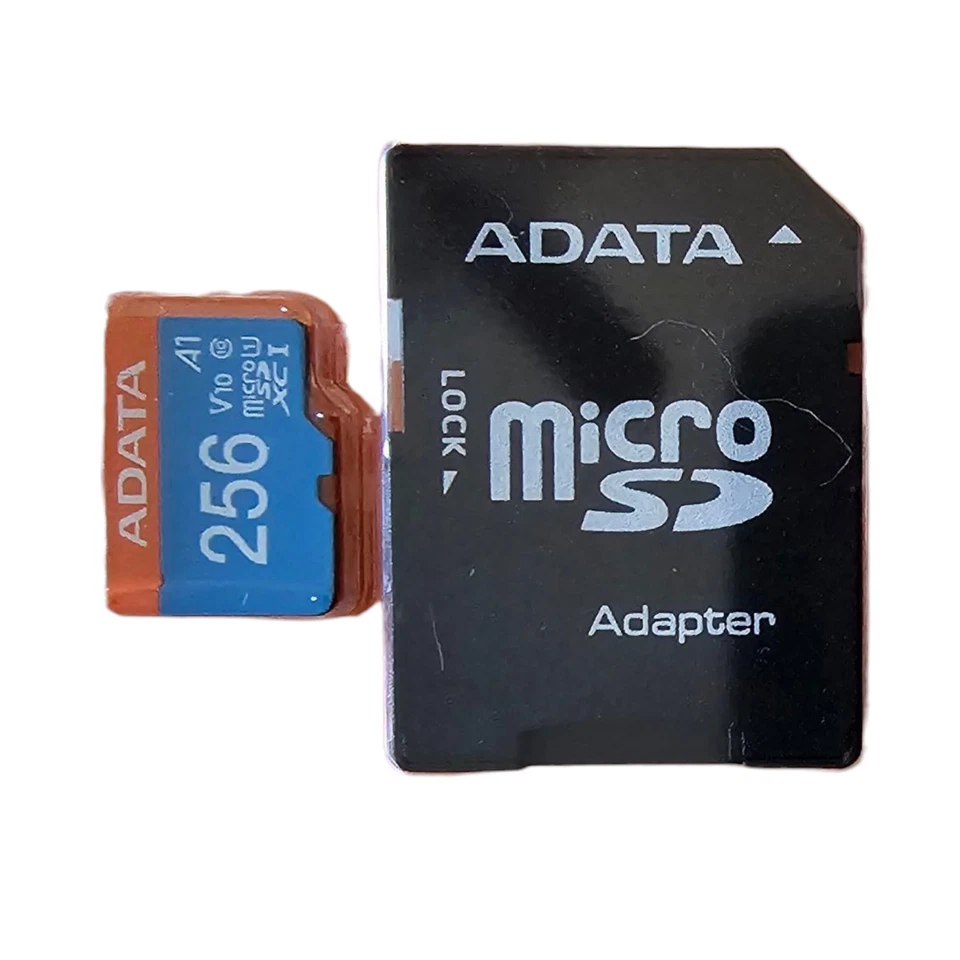 Tarjeta de memoria ADATA 256 GB MicroSDXC con adaptador UHS-I clase 10 Full HD velocidad 100 MB Foto 2 de 3
