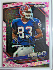2025 Prizm Black Andre Reed Cherry Blossom 1/20 *BOOKEND*