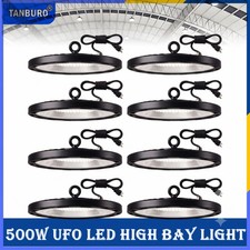 10 Pack 500W UFO LED High Bay Light Commercial Industrial Factory Warehouse Shop