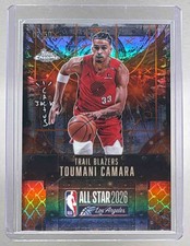 Toumani Camara 2025 Topps Chrome Cactus Jack All-Star #22 Orange Refractor /50