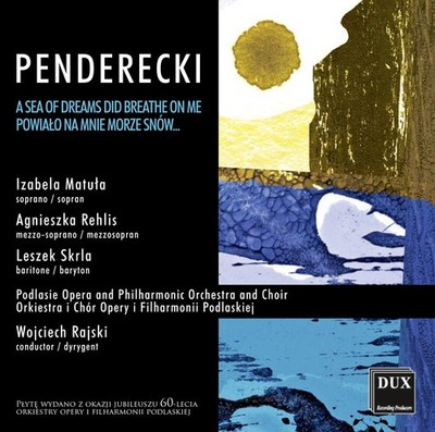 Penderecki / Matula - Sea of Dreams Did Breathe on Me [New CD]