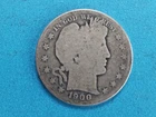 1900  s  Barber Half Dollar   Free Shipping  90% Silver