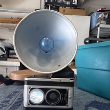 Kodak Duaflex II Vintage Box Camera with Flash Attachment for Kodak 620 Film