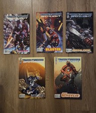 Transformers Spotlight Arcee Blaster Grimlock Mirage Wheelie Cover A Set IDW