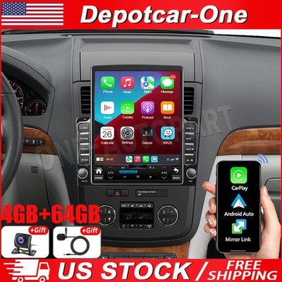 4+64GB Android 13 For Saturn Outlook 2007-2010 Car Stereo Radio CarPlay GPS Navi