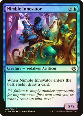 MTG FOIL Nimble Innovator  - Kaladesh #058