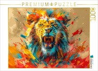 Calvendo Puzzle Animals In Pop Art Costumes | 1000 Pieces, Finished Size 25.2 ×