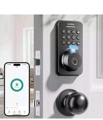 Ulecoce Smart Lock Keyless Entry Door Lock App  Control Fingerprint Deadbolt App