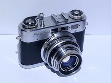 Tested/Works  LIGHT LEAK  VOSS DIAX IIB Camera W/ 50/2.8 SCHNEIDER XENAR Lens