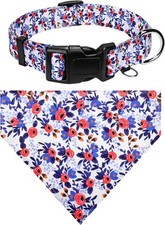 Dog Bandana for Small Medium Large Dogs Cats Puppy Soft Adjustable Fancy Floral