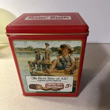 Baby Ruth 1920’s Replica Tin, Vintage Advertising Candy Tin