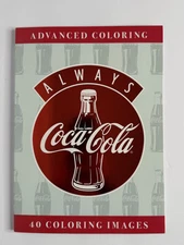 Always Coca-Cola® Advanced coloring book 40 Coke® Logo Images Soda Collectible