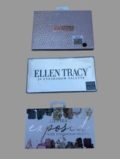 Lot 3 Ellen Tracy Eyeshadow Palettes 24 Shade Exposed Nude New Old Stock