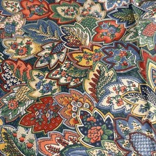 Joan Kessler Concord Fabrics Floral Patchwork Print Fabric Panel 108x44