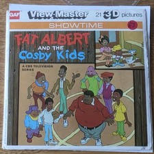 Fat Albert i Cosby Kids Filmation (1972) B554 GAF Viewmaster X3 kołowrotki 