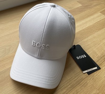 Hugo Boss Cap mit Logo Weiß Unisex Baseball Cap One Size NEU
